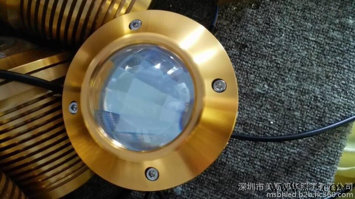 美邦照明20瓦集成投光灯COB户外射灯 土豪金外壳图2