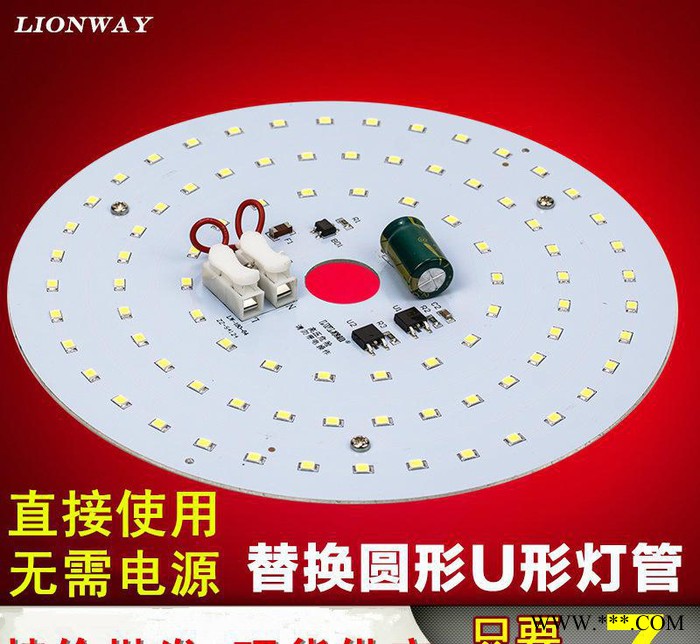 LED改造灯板 吸顶灯改装 圆形 圆环形 长条H形U型灯管图3
