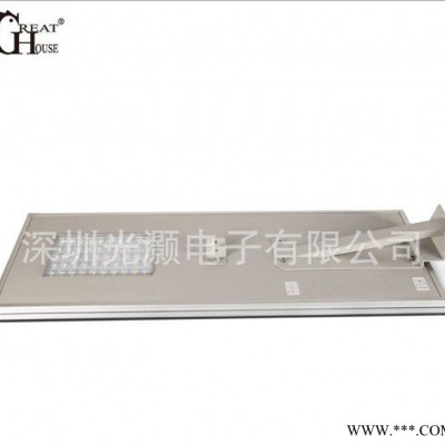 led50W30A太阳能投光灯壁灯户外防水射灯庭院路灯别墅照