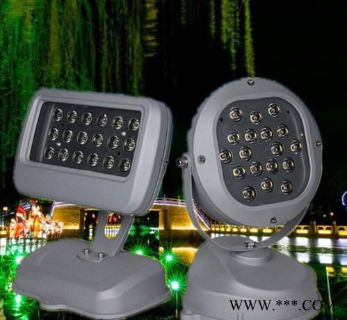直销18W36W户外LED投光灯泛光灯DMX512七彩RGB图1