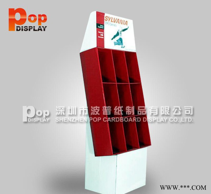 喜万年灯具灯管纸展示陈列架  灯管格子纸货架  爆销格子展架图3