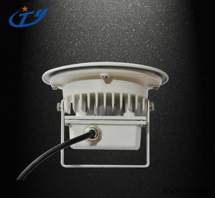 直销圆形led投光灯10w led泛光灯 压铸户外广告灯 l图1