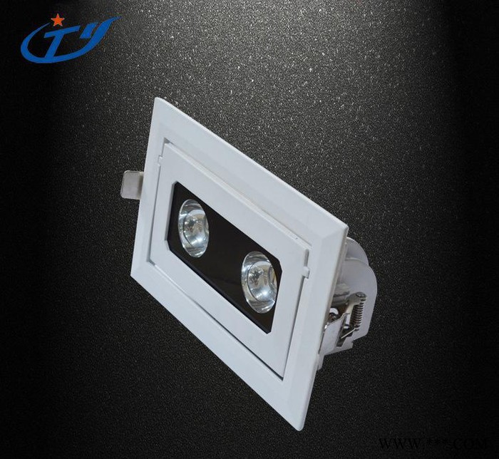 直销可调角度天花灯 LED投光灯20W 客厅吊顶走廊泛光灯图2
