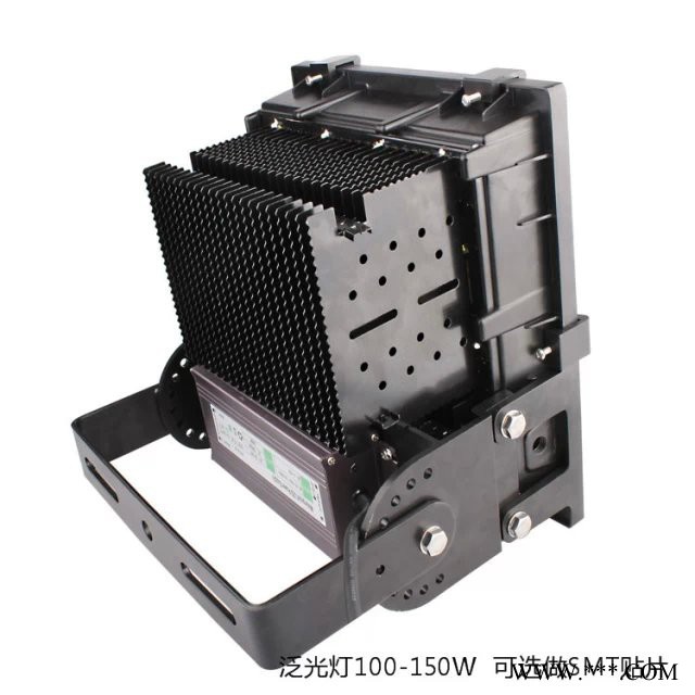 LED投光灯100W 泛光灯 庭院 体育场投射照明灯 景观照明灯 超厚鳍片铝散热  工厂卸货台照明灯图3