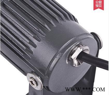 直销3W LED 大功率小射灯 投光灯 泛光灯 单色内控七彩图2