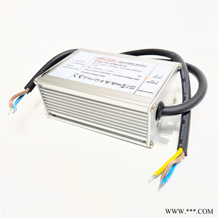 AMCFLEX 60W24V LED防水驱动电源 投光灯电源 泛光灯面板灯电源 5年质保图2