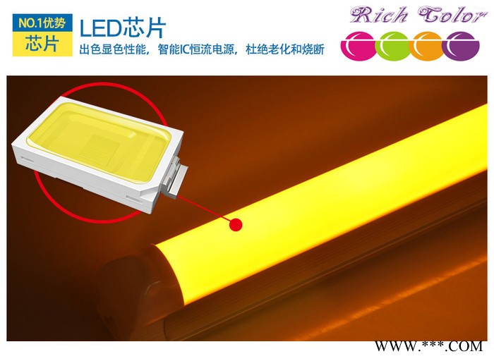 供应LED-T80.6米无频闪日光灯管配LED工业专用电源 可抗浪涌2500V  节能省电寿命更长   质保三年图2