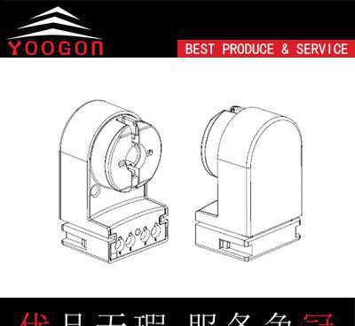 日本日光灯灯头灯座 日规防震型LED灯管灯座图2