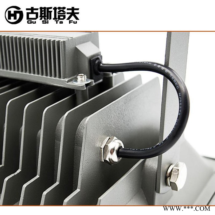 古斯塔夫HJ-TGD-1DDLED投光灯LED隧道灯30W50W100W150W200W球场投光灯户外防水广场投射灯图2