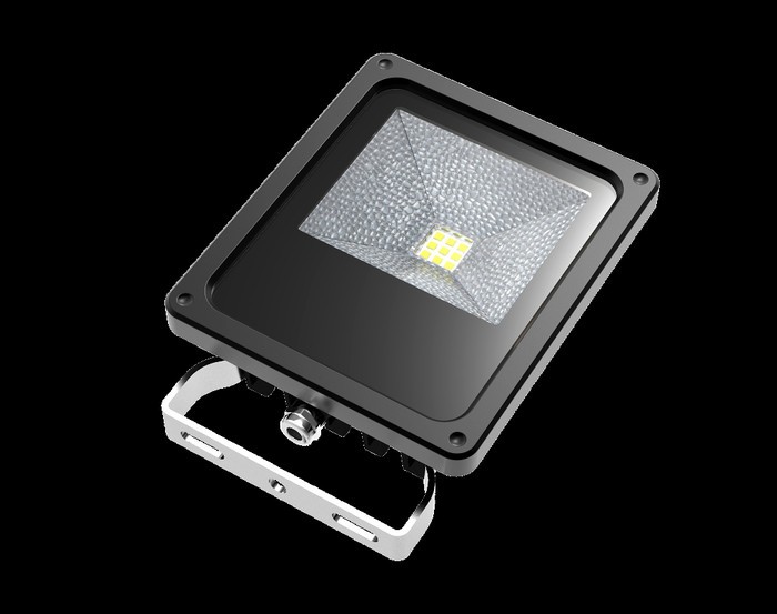 供应永鑫瑞LED10W泛光灯丨新款鳍片投光灯10W丨集成泛光灯厂家丨质保三年图1