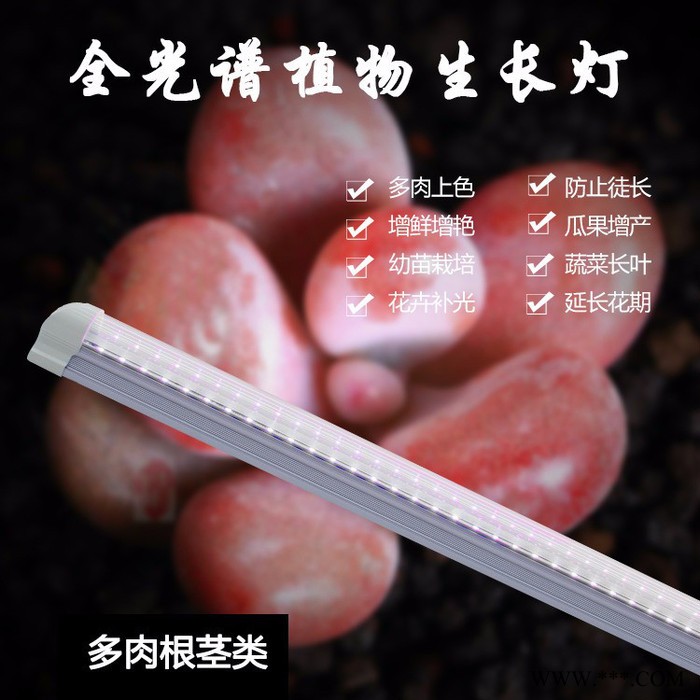 **led植物灯全光谱 根茎植物生长补光灯 植物灯管6-36w可选图2