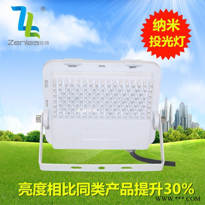 Zenlea珍领ZL-FL10-G 10W防水聚光投射灯 LED纳米投光灯 室外照明路灯 led工地探照灯图5