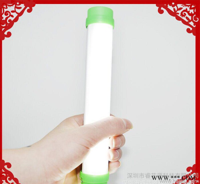 手持便携灯 led户外帐篷工作灯 可充电应急日光灯管 露营骑图2
