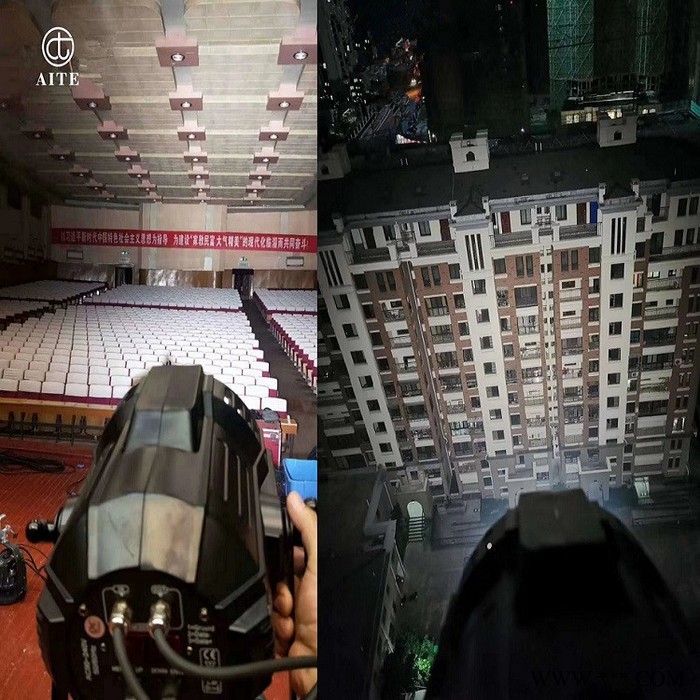 艾特光电 200W小四眼COB面光灯 投光灯 满足中大型超远距离投射 **图3