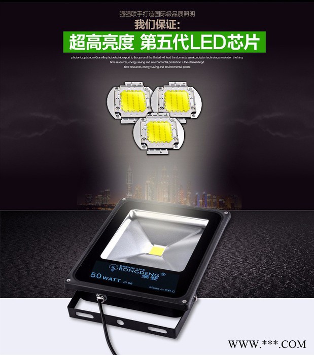 索丽圣荣登LED投光灯30w50w100w户外防水尘照明投射灯隧道道路泛光灯 厂价直供 批发零售
