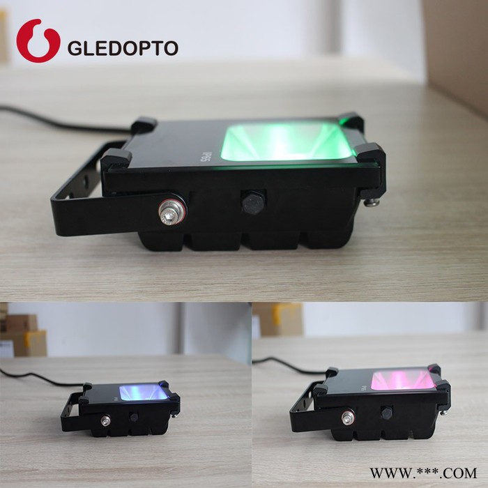 10W**户外智能投光灯RGBW七彩调光手机遥控灯2.4G RF无线分组遥控灯LED泛光灯别墅灯泳池灯全色触摸射树灯图6