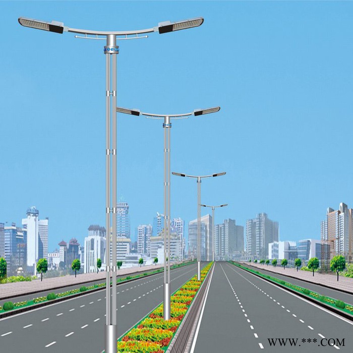 沃泰户外LED路灯道路灯 户外防水马路灯街灯小区路灯 自弯臂路灯厂商供货图2