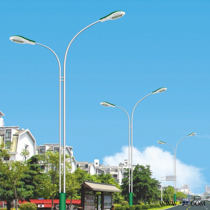 沃泰户外LED路灯道路灯 户外防水马路灯街灯小区路灯 自弯臂路灯厂商供货图3
