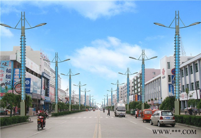 厂家供应市政道路灯 LED路灯 支持定制 户外LED照明路灯 单臂/双臂LED路灯 厂家直供图2