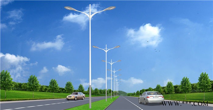 厂家供应市政道路灯 LED路灯 支持定制 户外LED照明路灯 单臂/双臂LED路灯 厂家直供图3