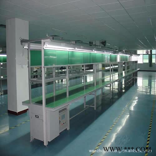 温州世腾STG-022 静电工作台带灯管流水线装配工作桌批发图2