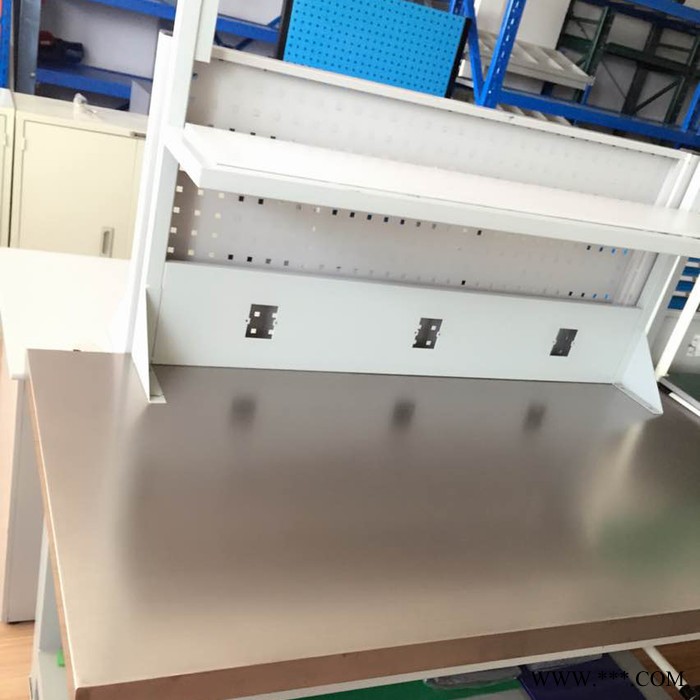温州世腾STG-022 静电工作台带灯管流水线装配工作桌批发图4