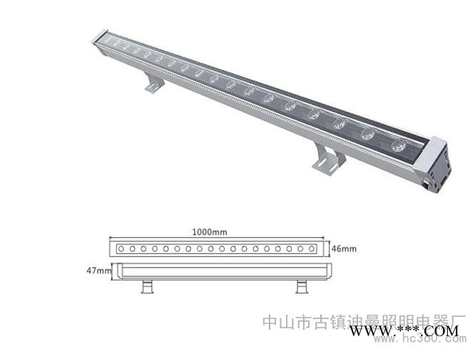 供应迪曼照明DM-464618W LED洗墙灯,线型投光灯图2
