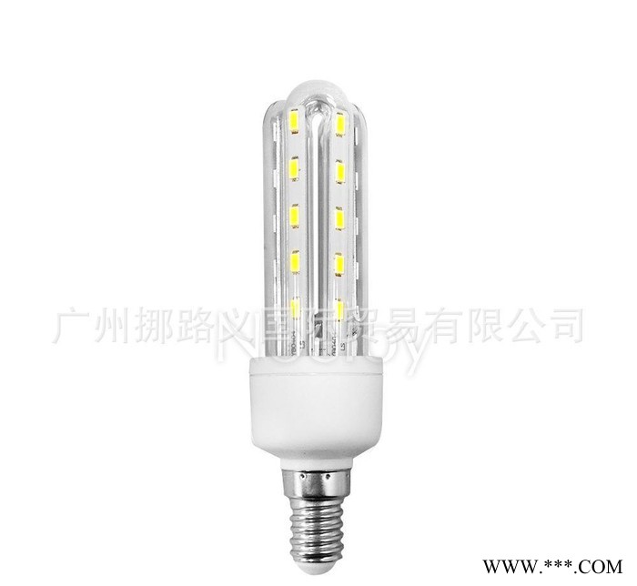出口西班牙 LED玉米灯 U型灯管 高亮E27 E14螺口节图1