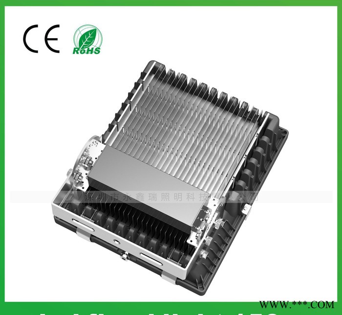 **led泛光灯150W 新款鳍片航空铝散热 户外IP65防图2