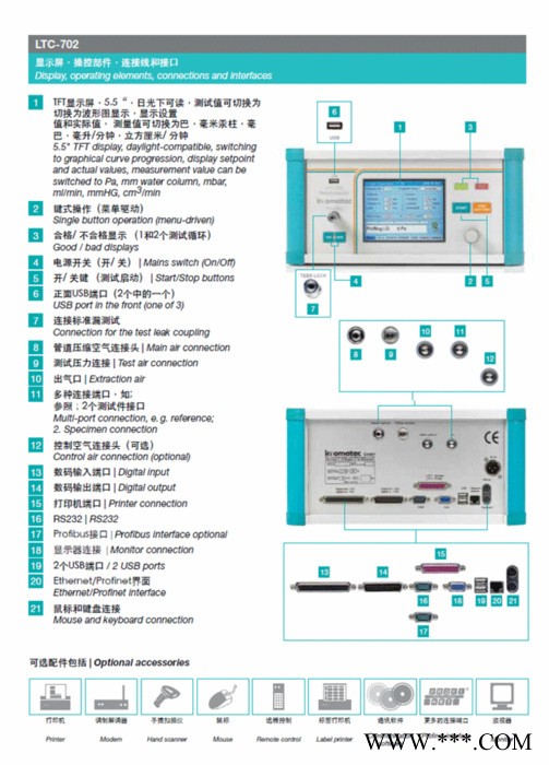 德国进口LED户外灯具防水测试仪 LED泛光灯密封测试仪 LED路灯防水测试仪innomatec LTC-702图2