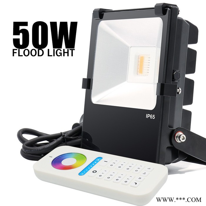 RGBW投光灯 50W RGBW投光灯  LED泛光灯 LED智能投光灯 2.4G RGBW投光灯 2.4G 遥控WiF图6