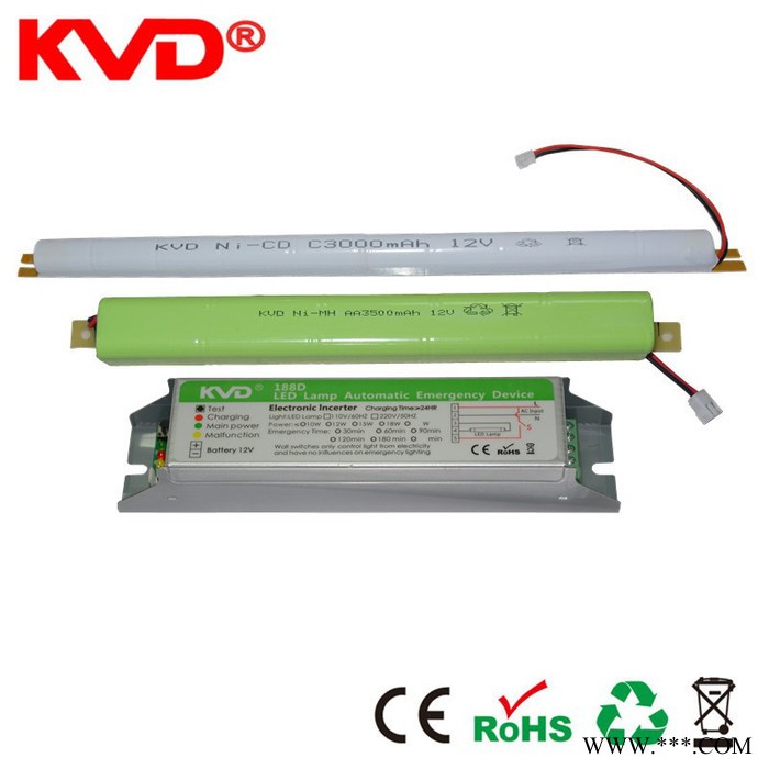 供应KVDLED应急T5灯管一体货  LED应急电源 16W*1.5h 其他电源图5
