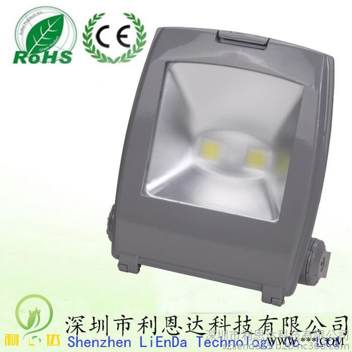 户外LED投光灯80W100W120W聚光防水科瑞芯片明纬电源驱动图2