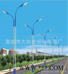 供应扬州路灯12米双臂灯杆 厂家促销9米道路灯 250W钠灯路灯 Q235路灯灯杆图6