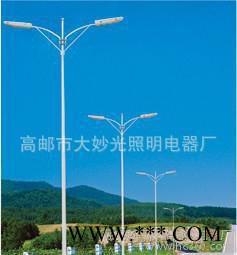 供应扬州路灯12米双臂灯杆 厂家促销9米道路灯 250W钠灯路灯 Q235路灯灯杆图2