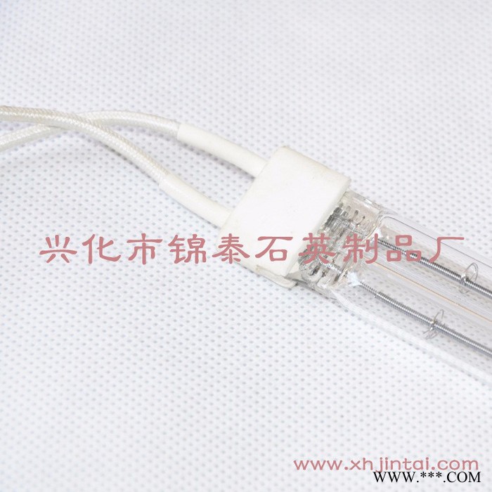 【锦泰石英】供应远红外线半镀金灯管.双孔加热管 双孔红外线加热管图2