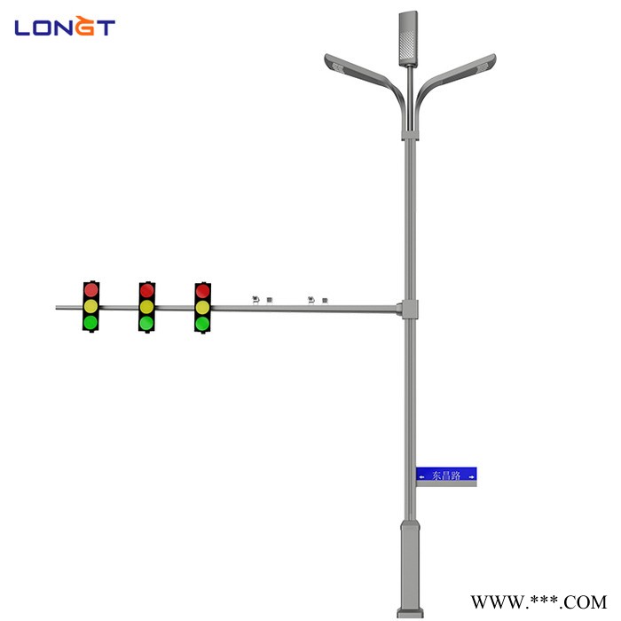 智慧道路共同杆 多功能5G路灯 LED道路灯厂家图5