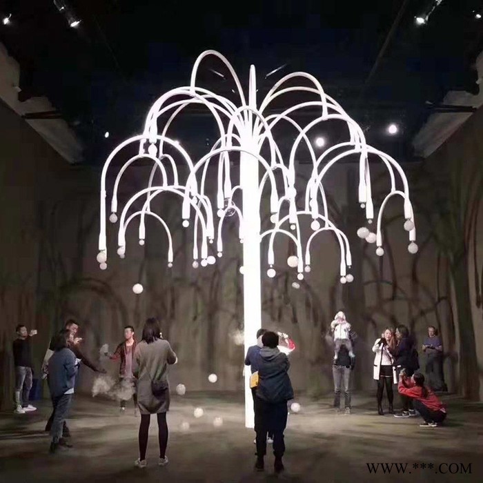 漫波 烟雾泡泡树 互动科技 参观展览 灯光定制  道路灯光 欢迎咨询图5