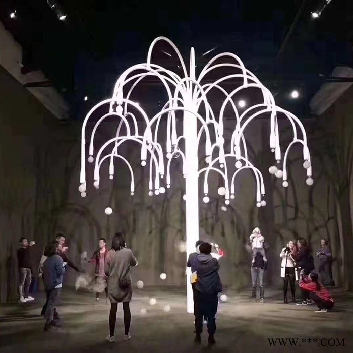 漫波 烟雾泡泡树 互动科技 参观展览 灯光定制  道路灯光 欢迎咨询图7