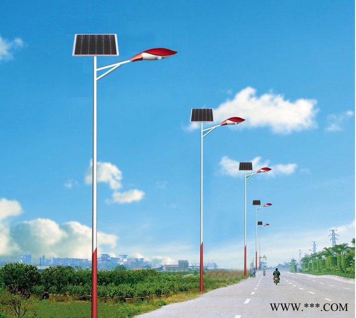 内江太阳能道路灯生产厂家生产批发 太阳能路灯图2