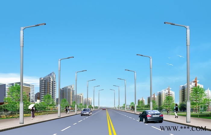 厂家供应LED路灯 LED市政道路灯 LED照明路灯 A字臂LED路灯 来样加工 非标可定 LED路灯价格图2