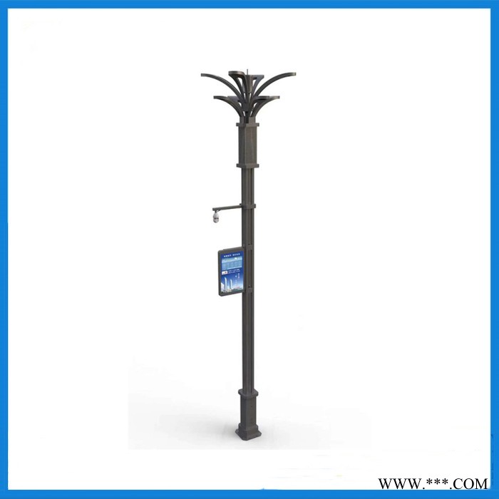 批发定制智慧城市路灯 led智能监控道路灯 充电桩多功能智慧路灯 5G智慧路灯杆 一体化LED路灯 智慧路灯价格图5