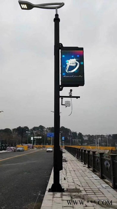 智慧路灯 供应一体化智慧路灯 多功能城市道路照明路灯 5G智慧路灯配置显示屏充电桩监控 综合道路灯图3