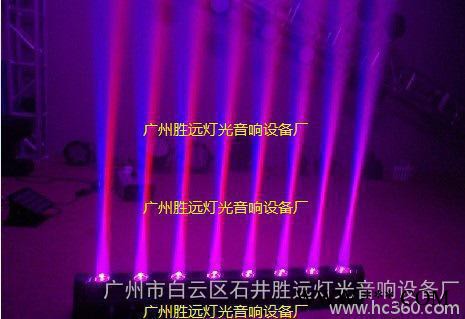 8眼光束灯LED光束灯LED4合1全彩摇头灯 led投光灯图1