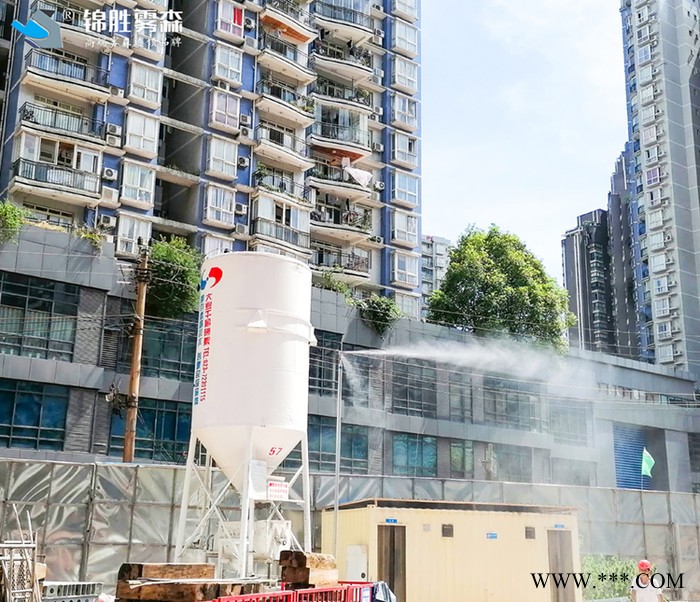 锦胜雾森 喷雾除尘 道路灯杆除尘系统图4