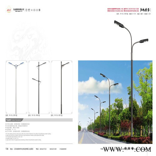 弘旭各种道路灯6米灯杆  30WLED灯具 各种道路灯图3