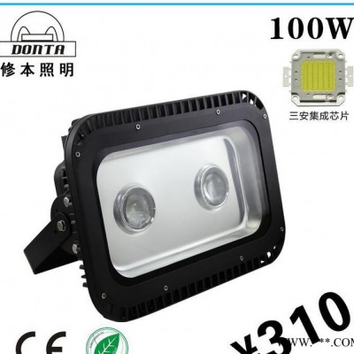 100W led投光灯 大功率户外泛光灯 广告灯 LED投光