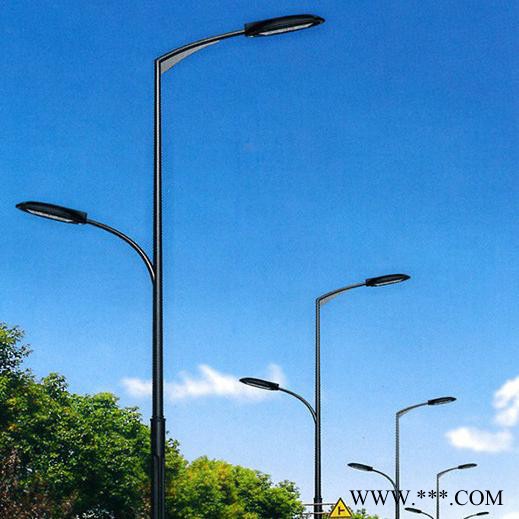 销售LED双臂道路灯 市政道路灯 LED高低臂双头路灯 LED景观照明路灯 厂家直供 可来图来样加工 LED路灯批发图6