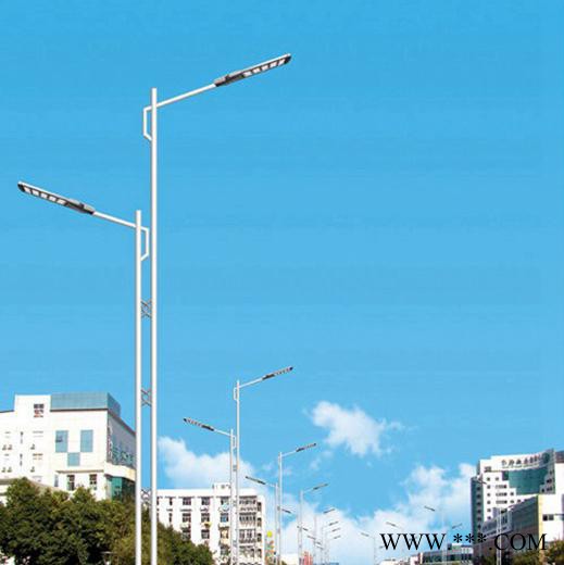 销售LED双臂道路灯 市政道路灯 LED高低臂双头路灯 LED景观照明路灯 厂家直供 可来图来样加工 LED路灯批发图4