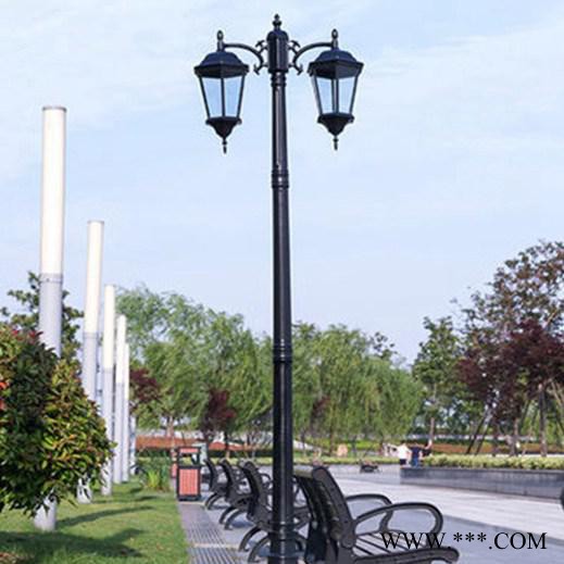 厂家直供 双头仿古庭院灯 中式led庭院灯 景观庭院灯 公园道路灯 可来图来样加工 庭院灯价格图8